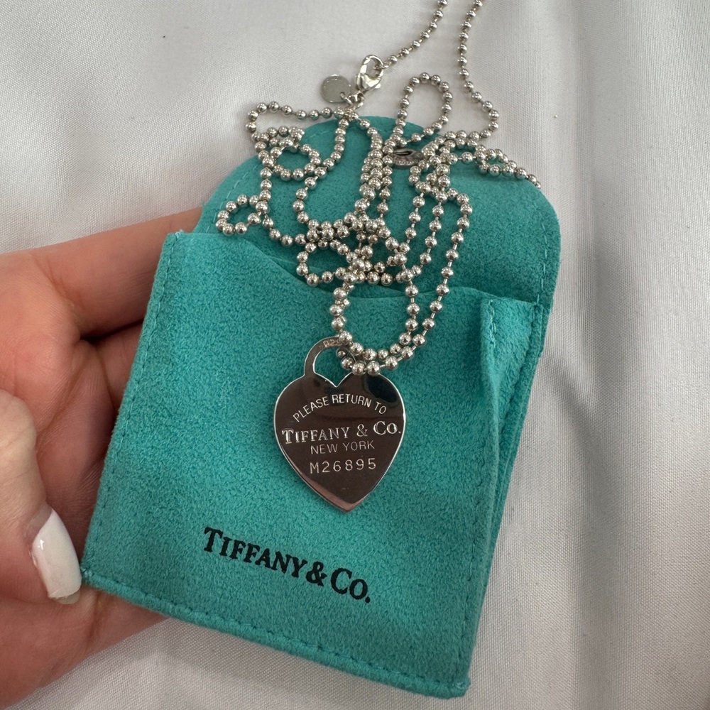 Tiffany & Co heart dog tag